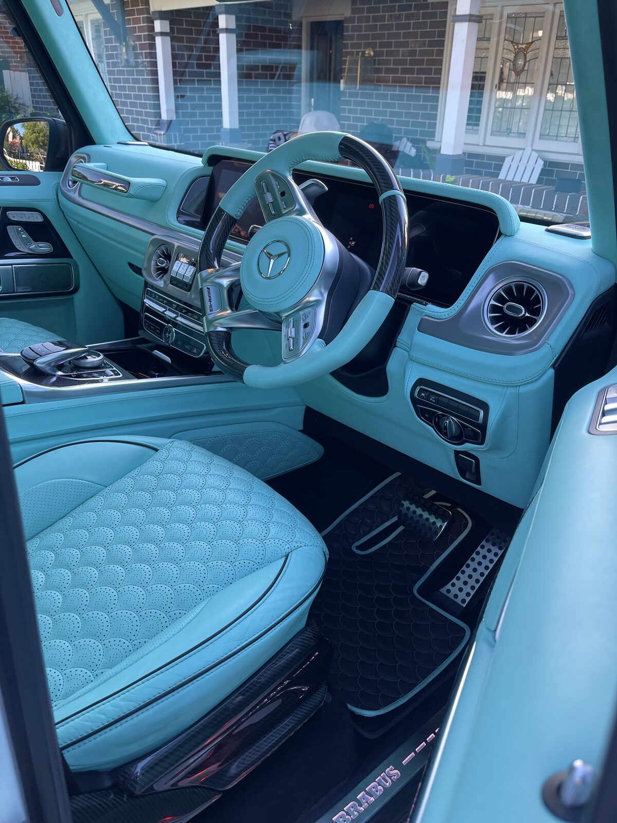 Brabus G-Wagen - Custom Turquoise Interior